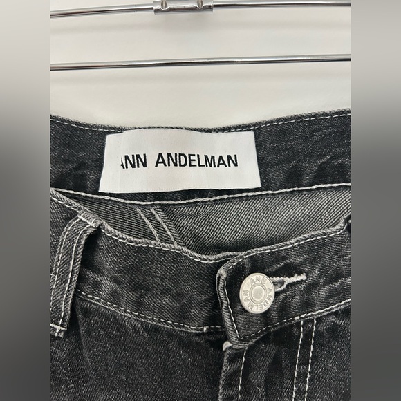 Ann Andelman lizard patch jeans black - Picture 6 of 14